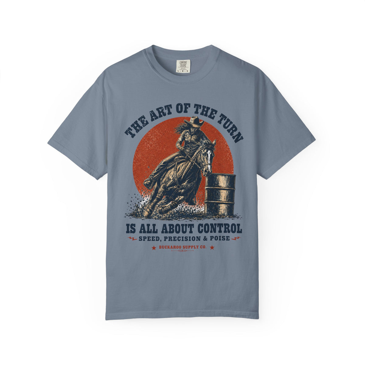 The Art of the Turn Barrel Racing Western T-Shirt