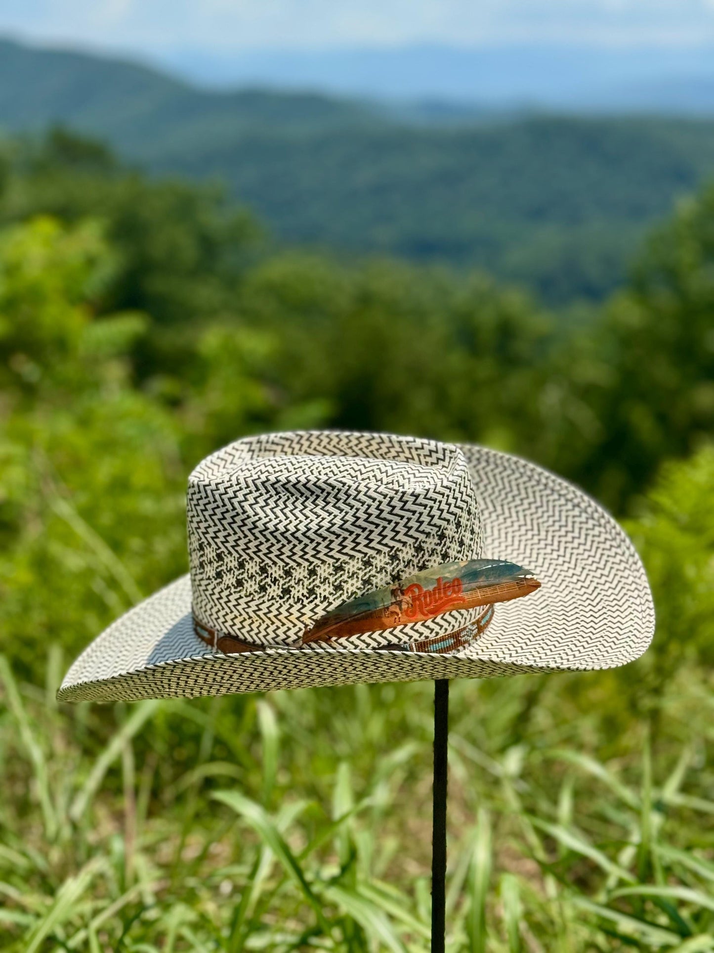 Rodeo cowboy hat feather by Buckaroo Supply Co.