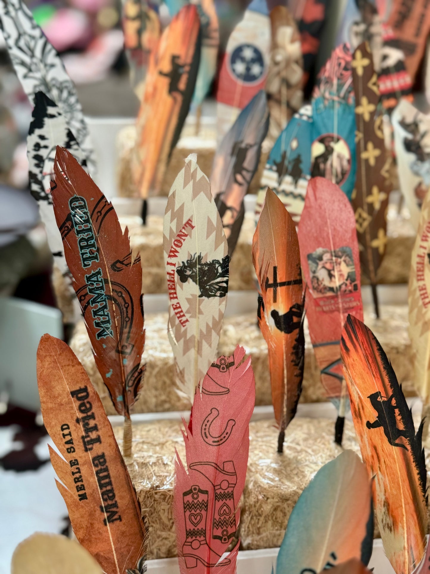 Cowboy Prayer Hat Feather