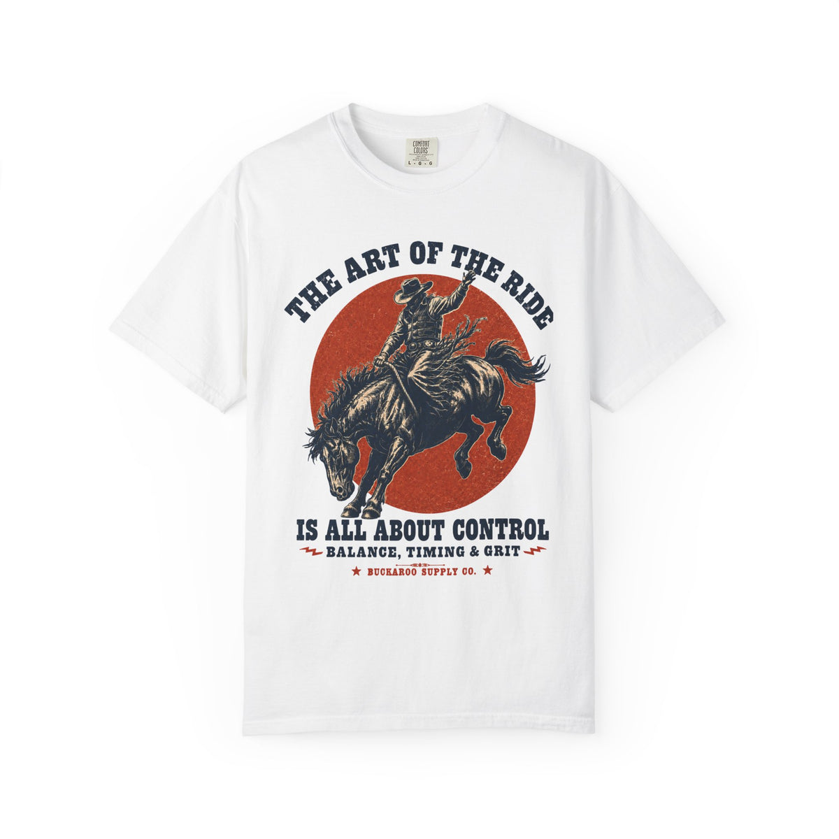 The Art of the Ride Bronc Rider Western T-Shirt
