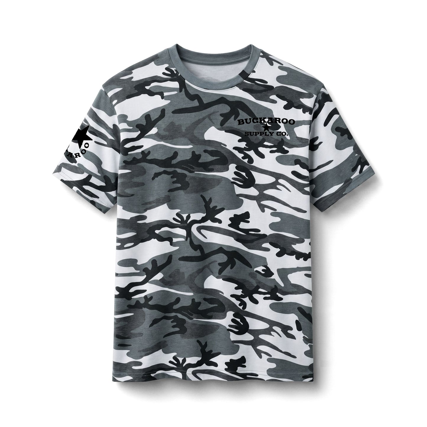 PONY UP Camo Western Graphic Tee