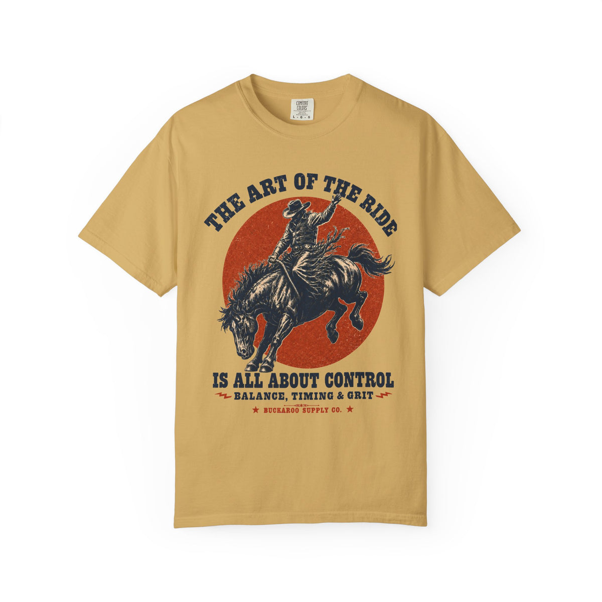 The Art of the Ride Bronc Rider Western T-Shirt