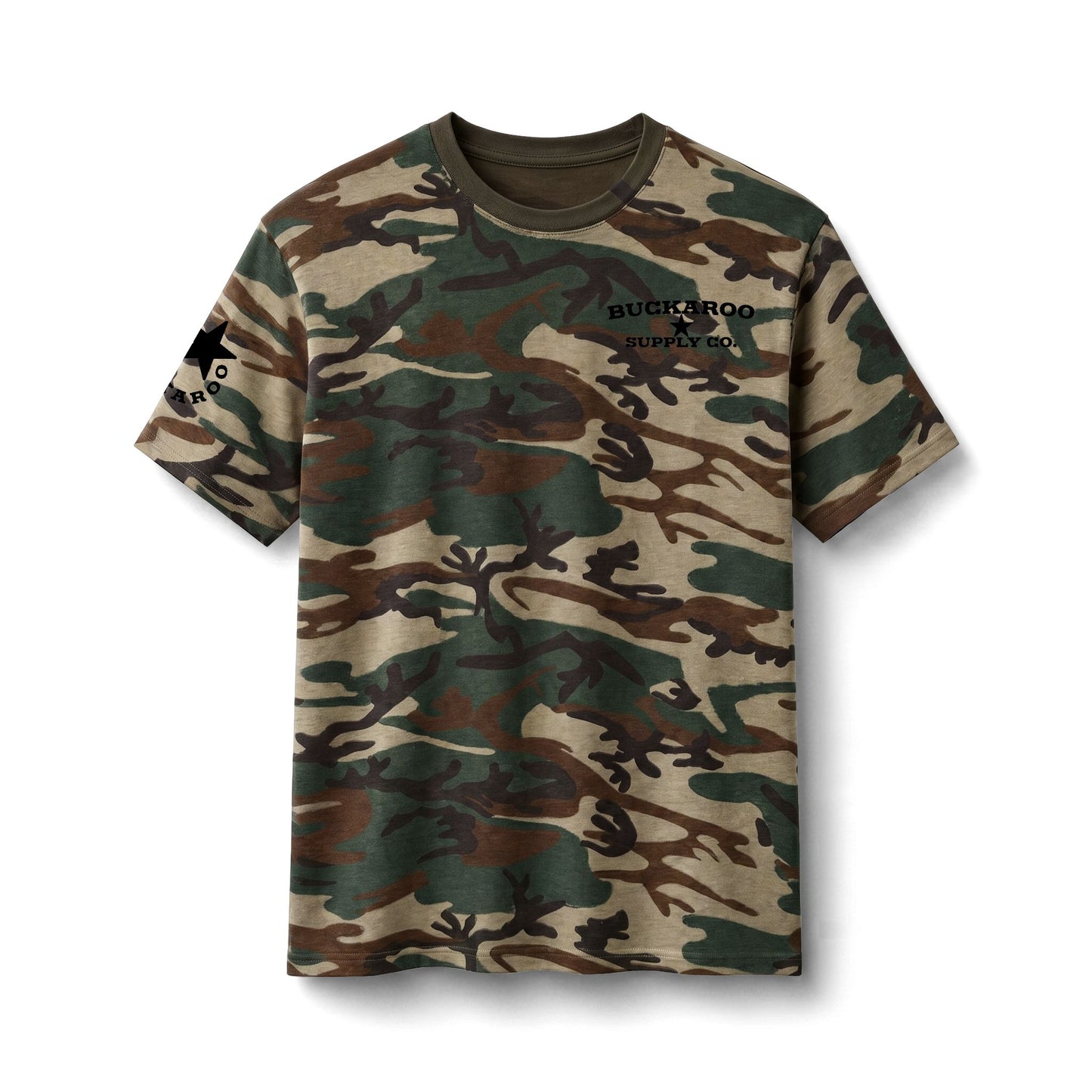 PONY UP Camo Western Graphic Tee