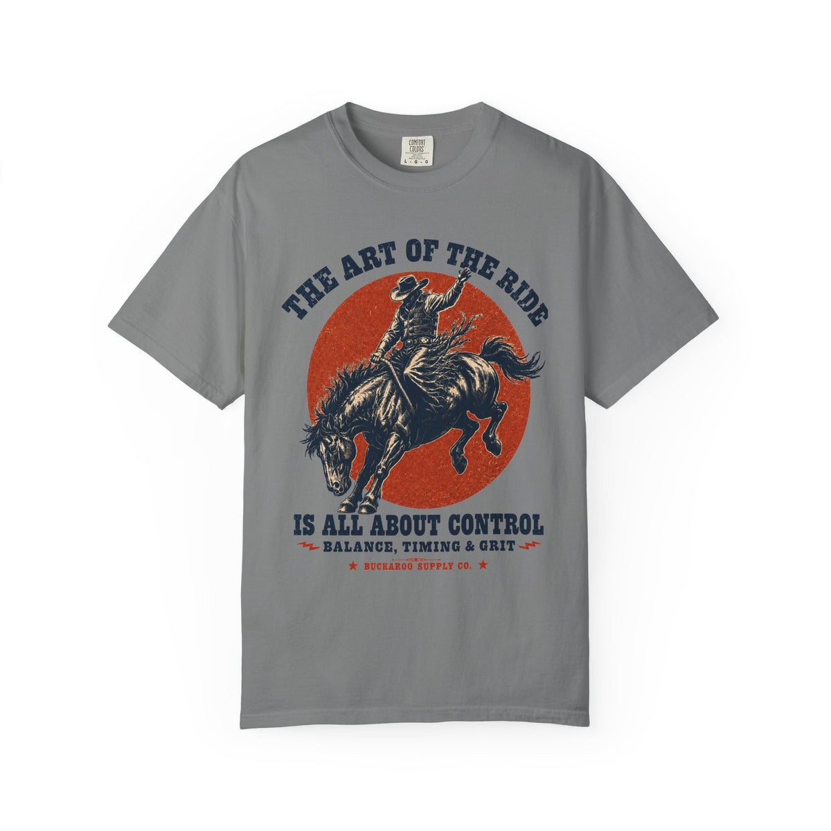 The Art of the Ride Bronc Rider Western T-Shirt