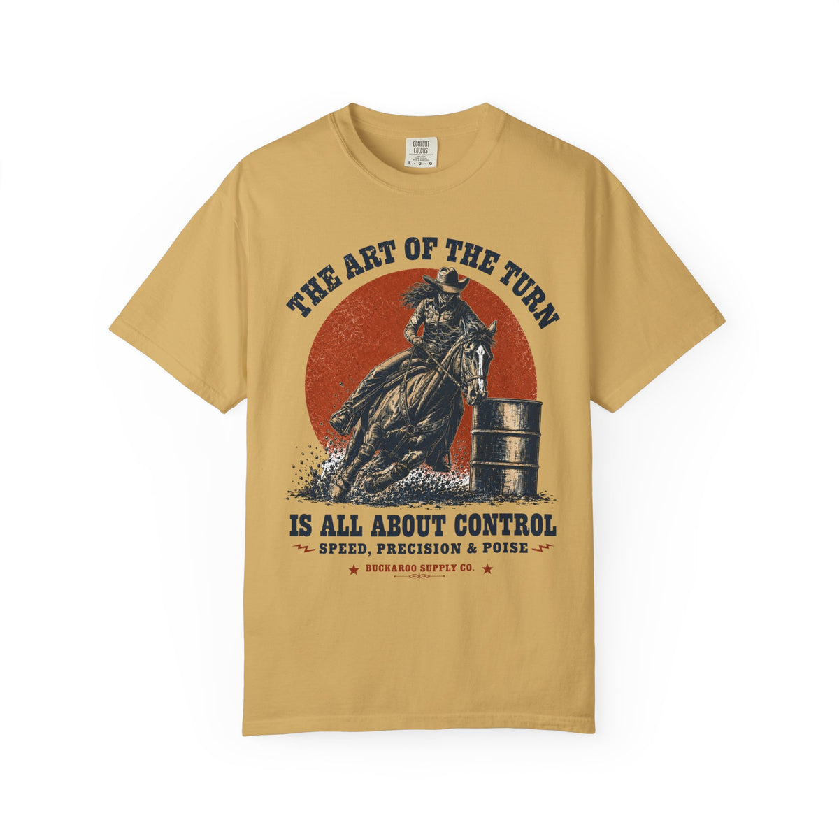 The Art of the Turn Barrel Racing Western T-Shirt