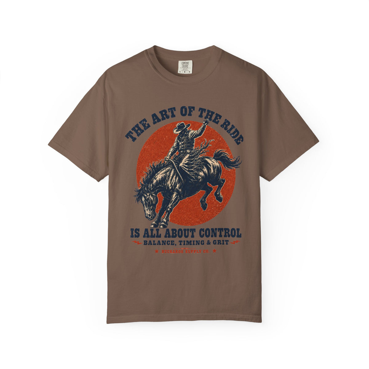 The Art of the Ride Bronc Rider Western T-Shirt