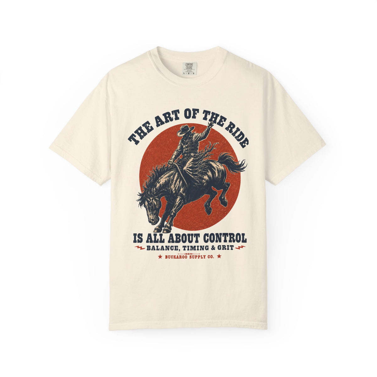 The Art of the Ride Bronc Rider Western T-Shirt