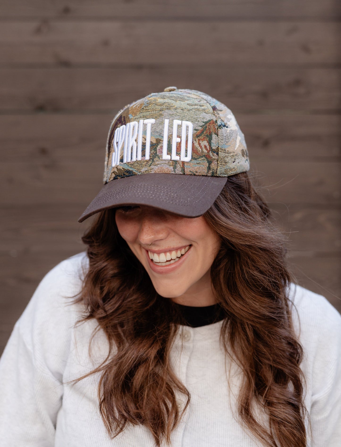 Spirit Led Horse Tapestry Snapback Cap