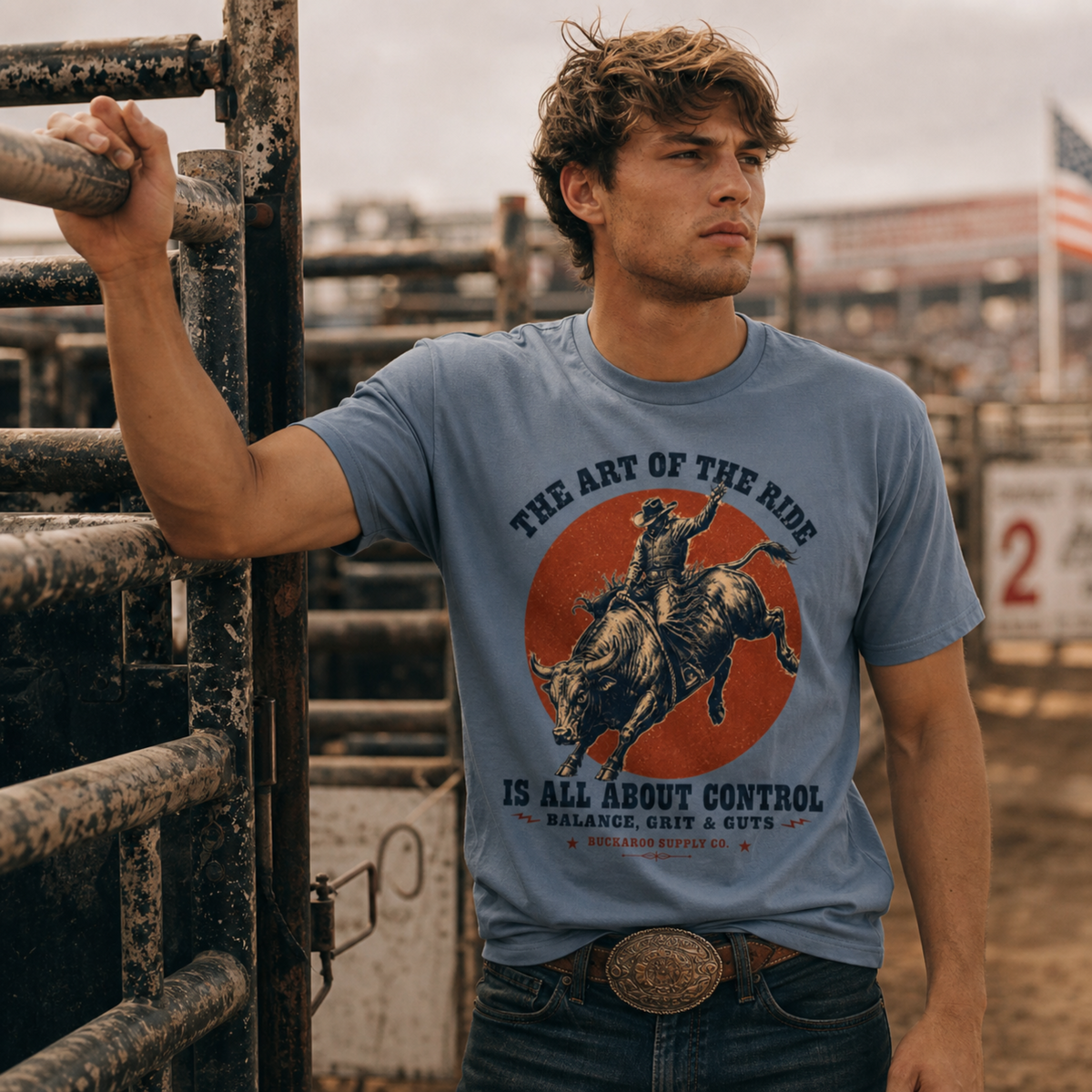 The Art of the Ride Bull Rider Western T-Shirt