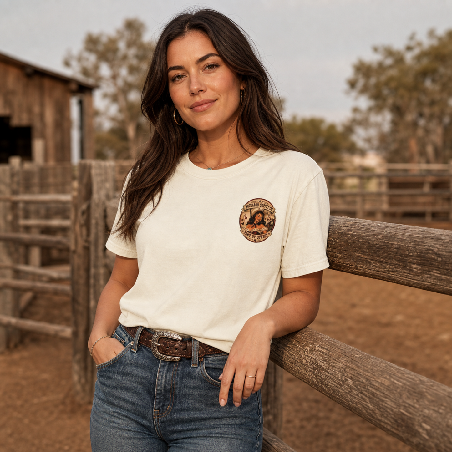 PONY UP COWBOY Western Graphic Tee