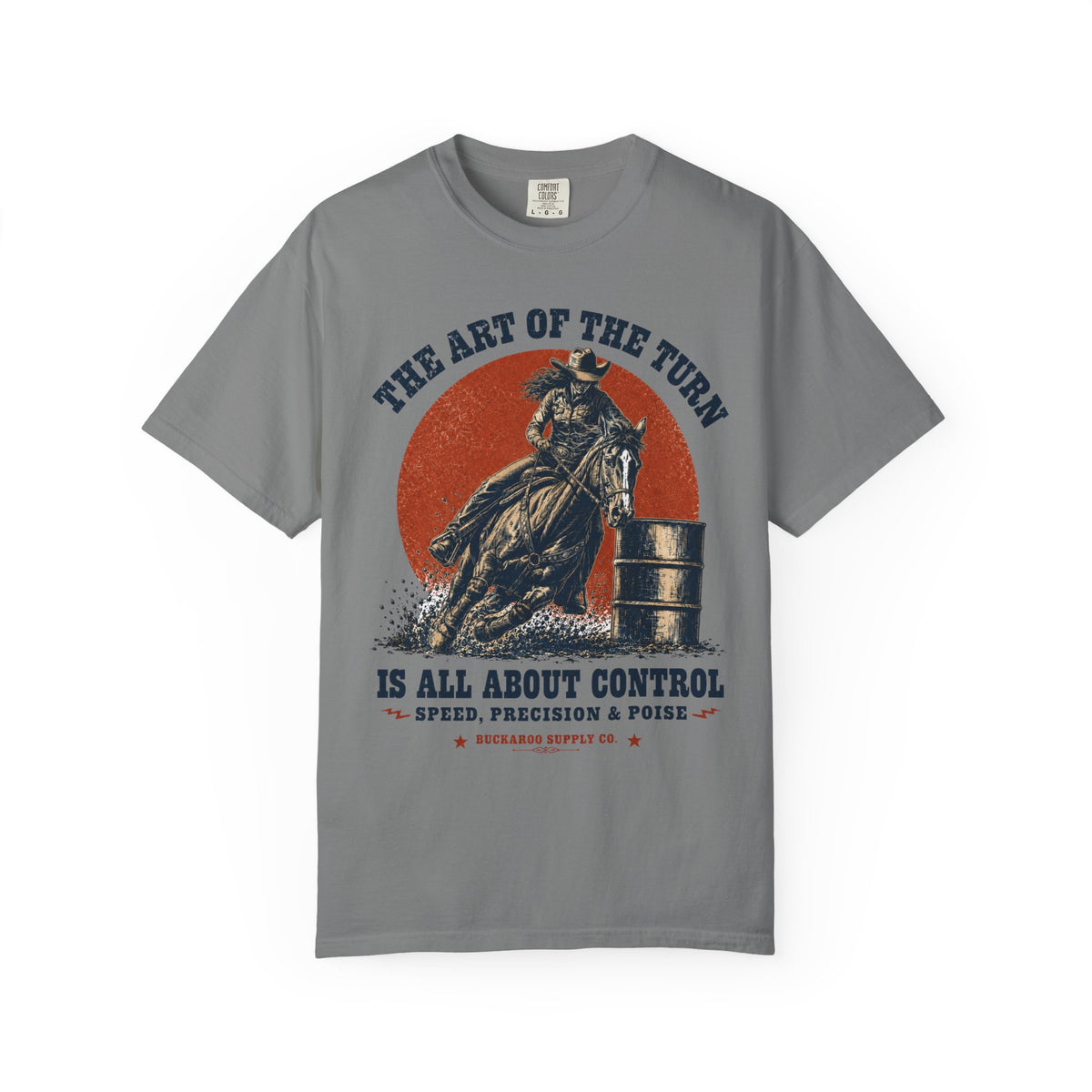 The Art of the Turn Barrel Racing Western T-Shirt