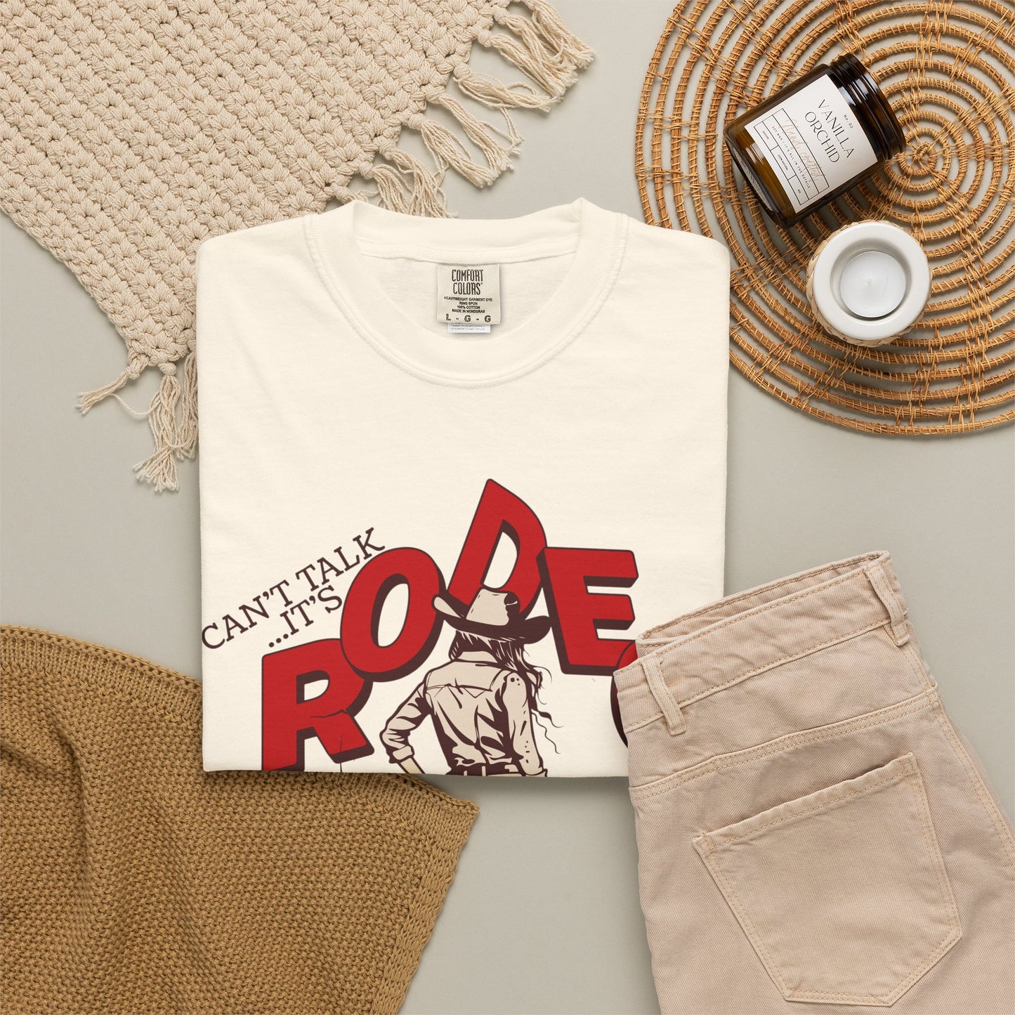 Can’t Talk It’s Rodeo Season Graphic Tee