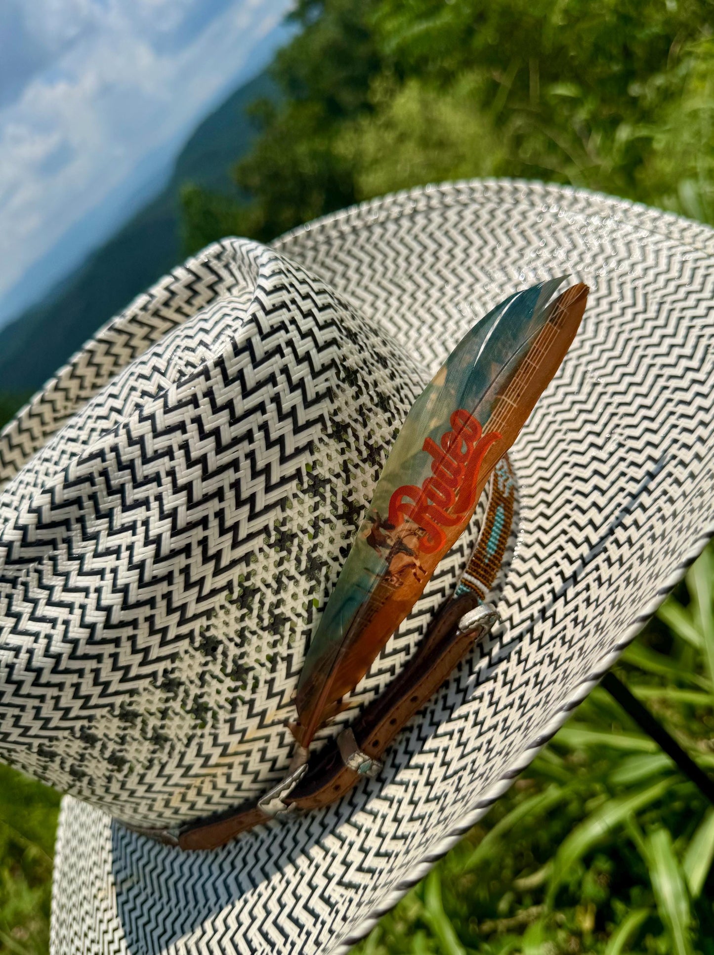 Rodeo cowboy hat feather by Buckaroo Supply Co.