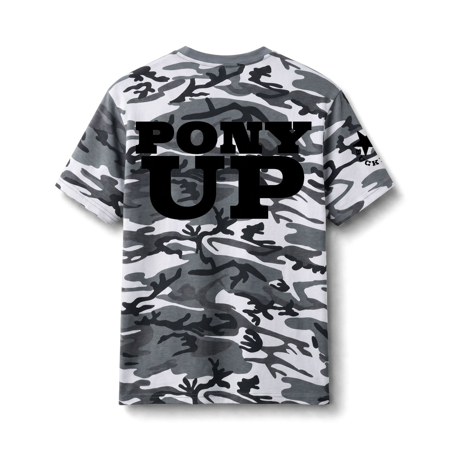 PONY UP Camo Western Graphic Tee