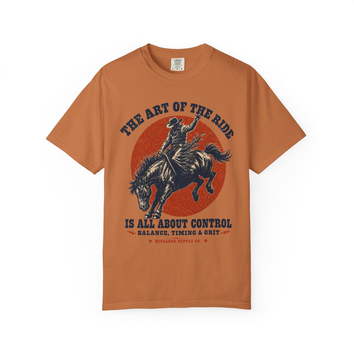 The Art of the Ride Bronc Rider Western T-Shirt