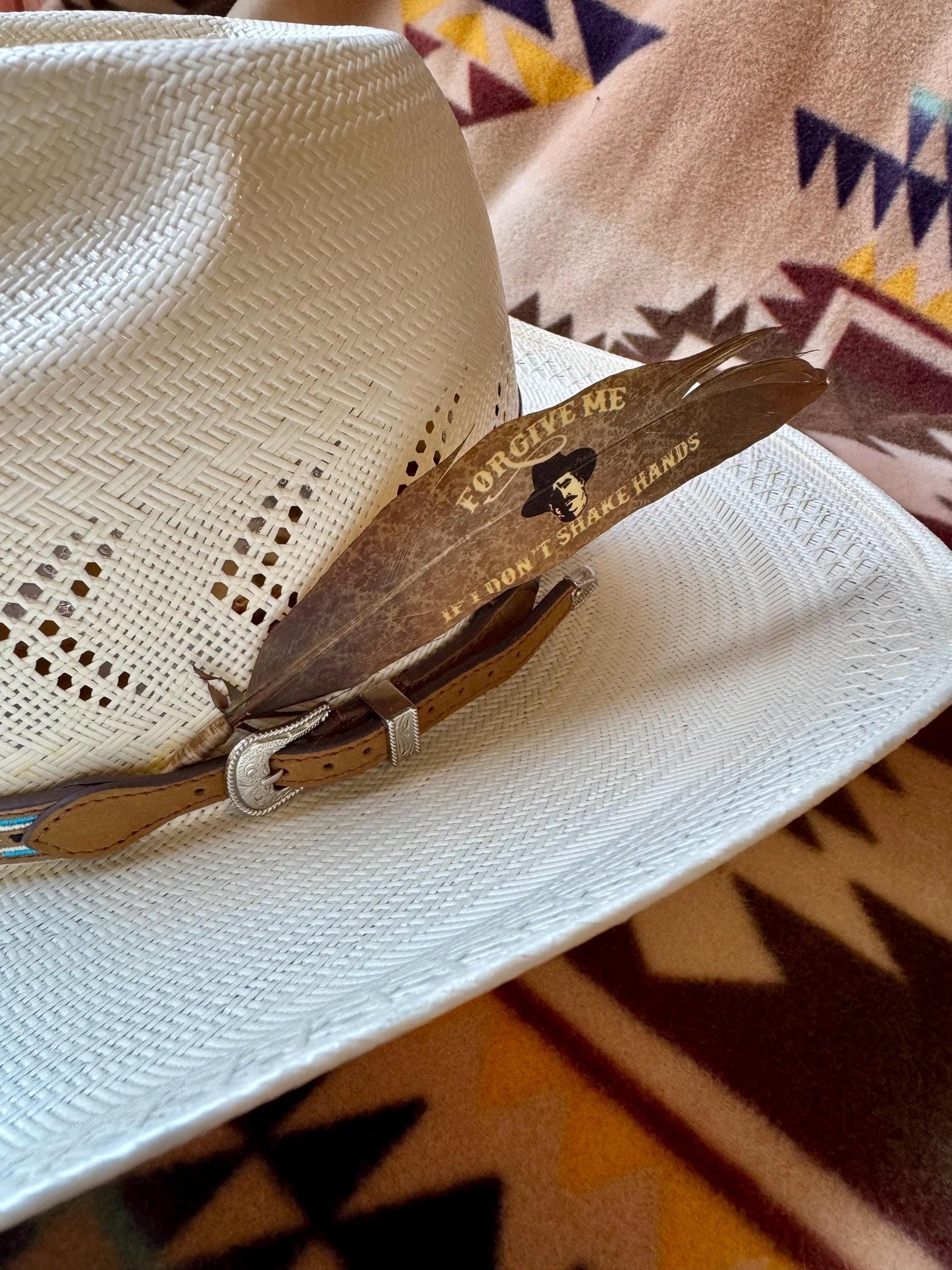 Forgive Me Western Hat Feather