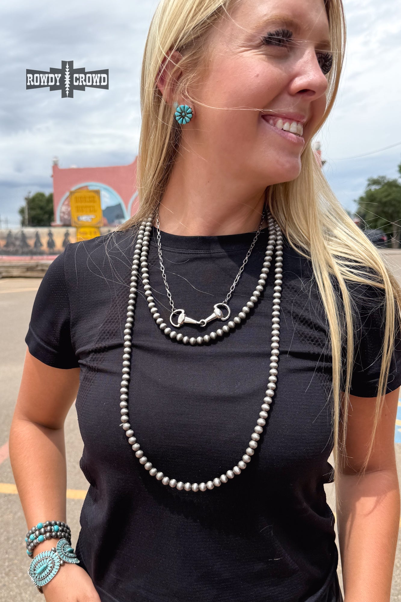 Hey Cowboy Snaffle Bit Western Necklace