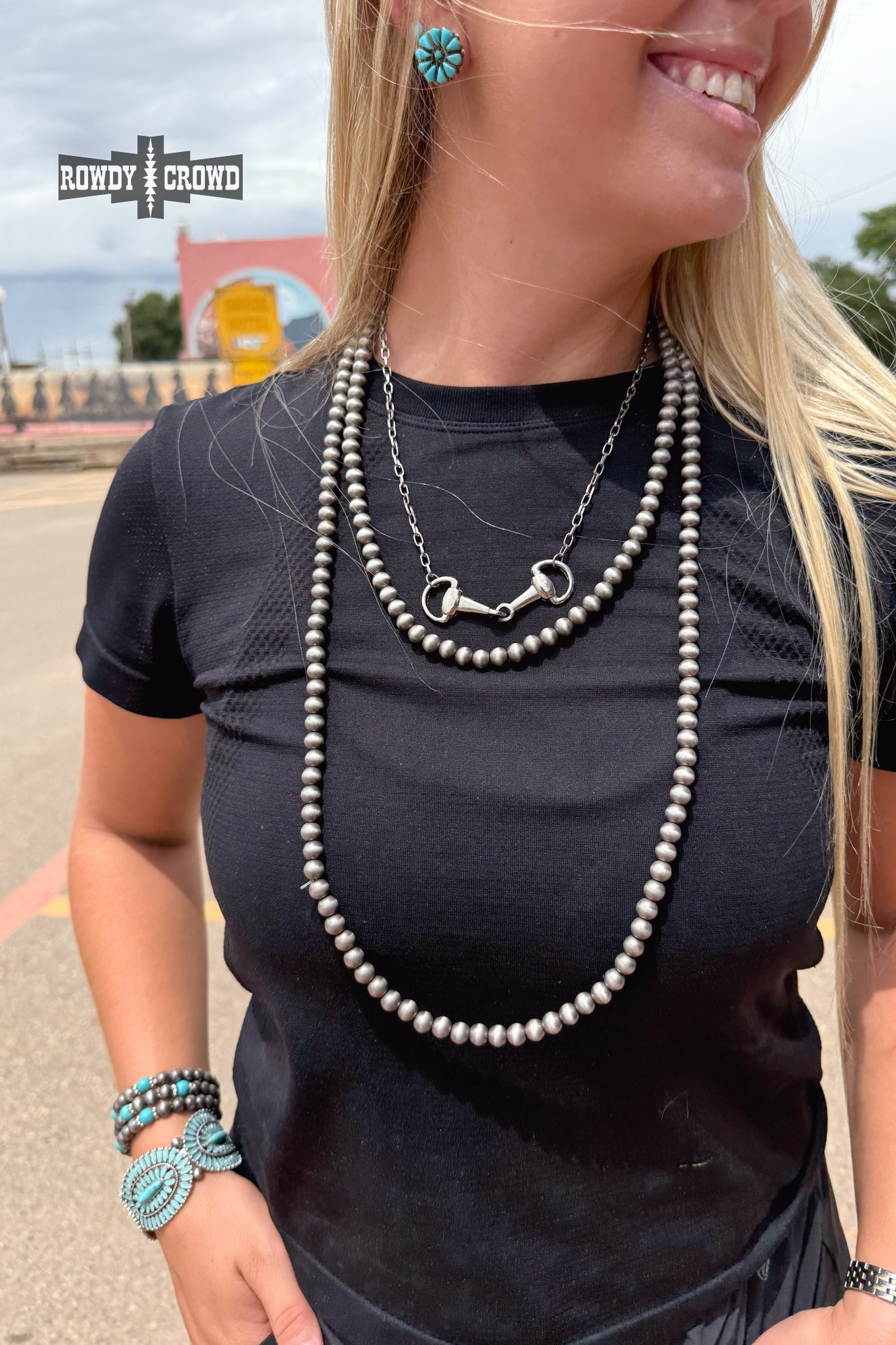 Hey Cowboy Snaffle Bit Western Necklace