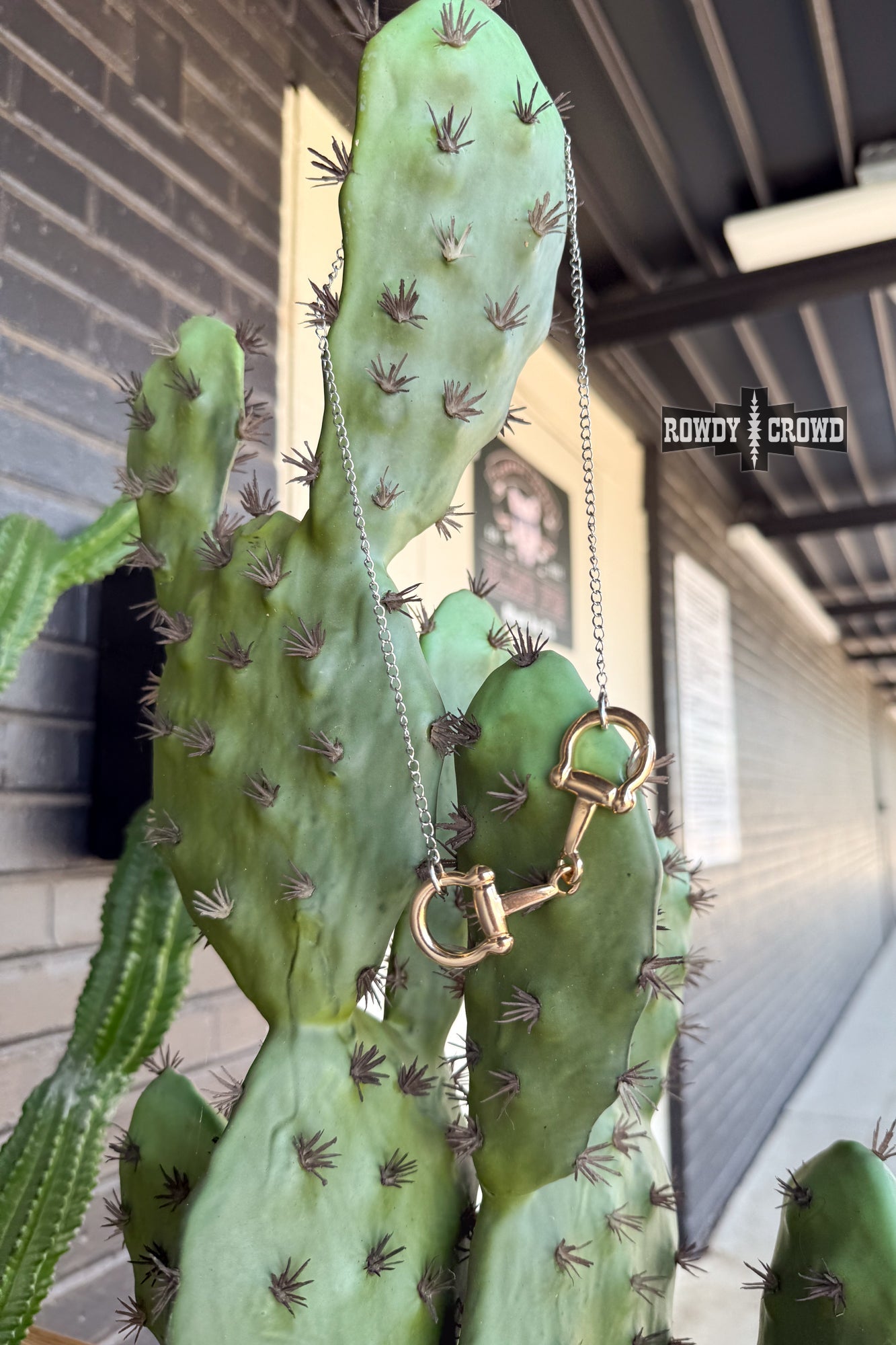 Hey Cowboy Snaffle Bit Western Necklace