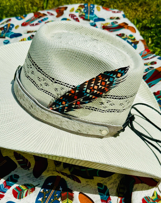 Midnight Desert Hat feather