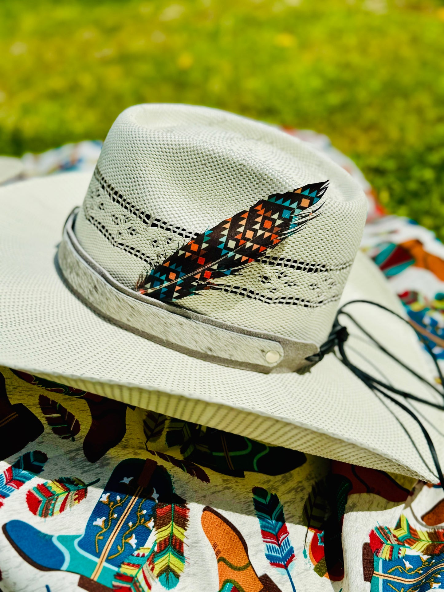 Midnight Desert Hat feather