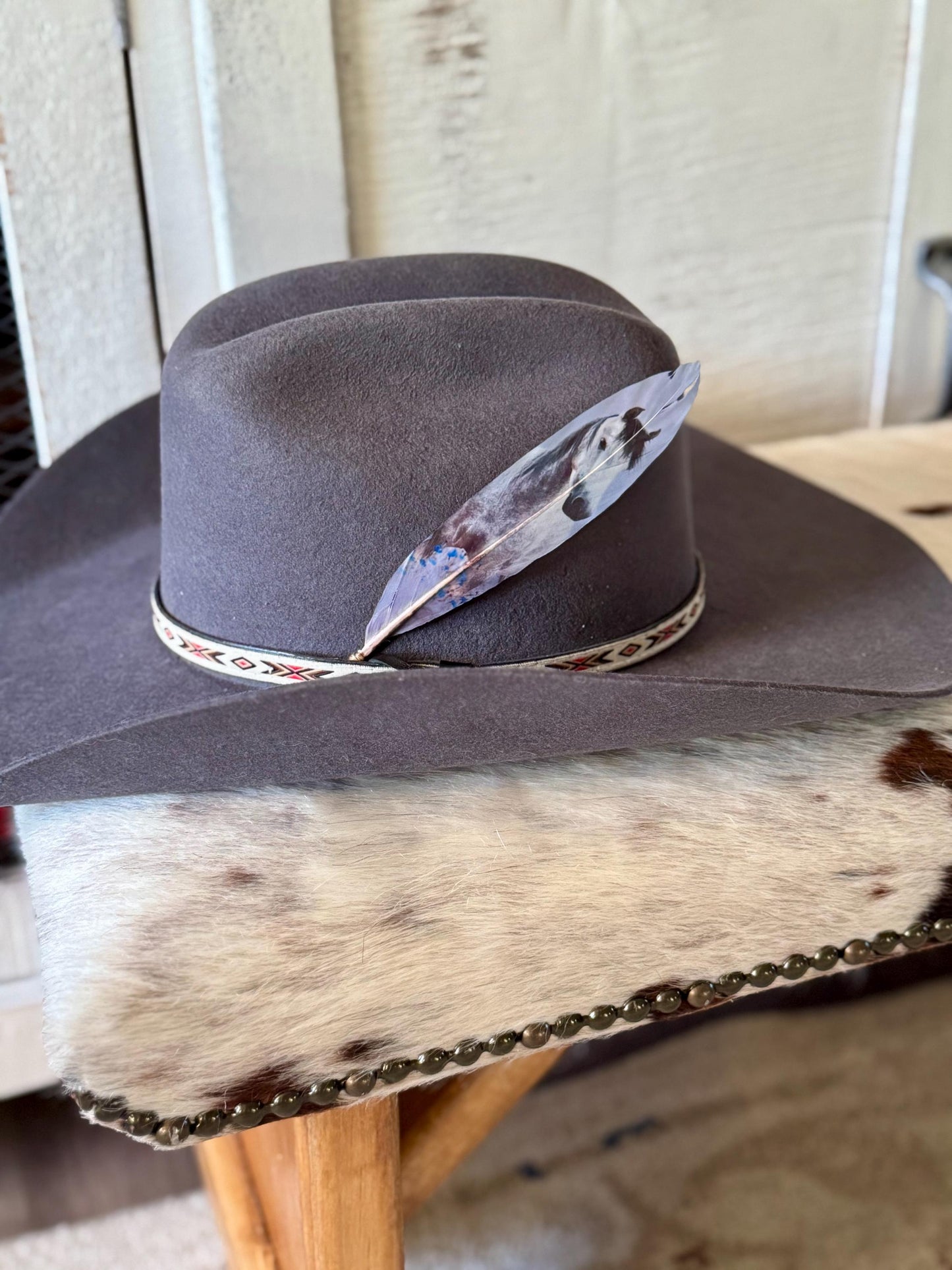 Lone Horse Hat Feather