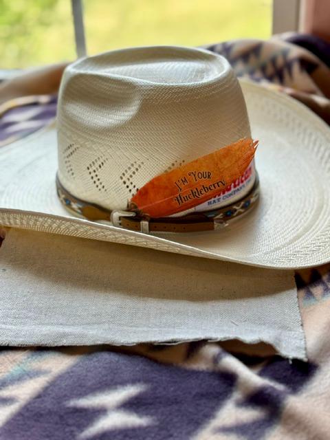 I’m Your Huckleberry Western Hat Feather