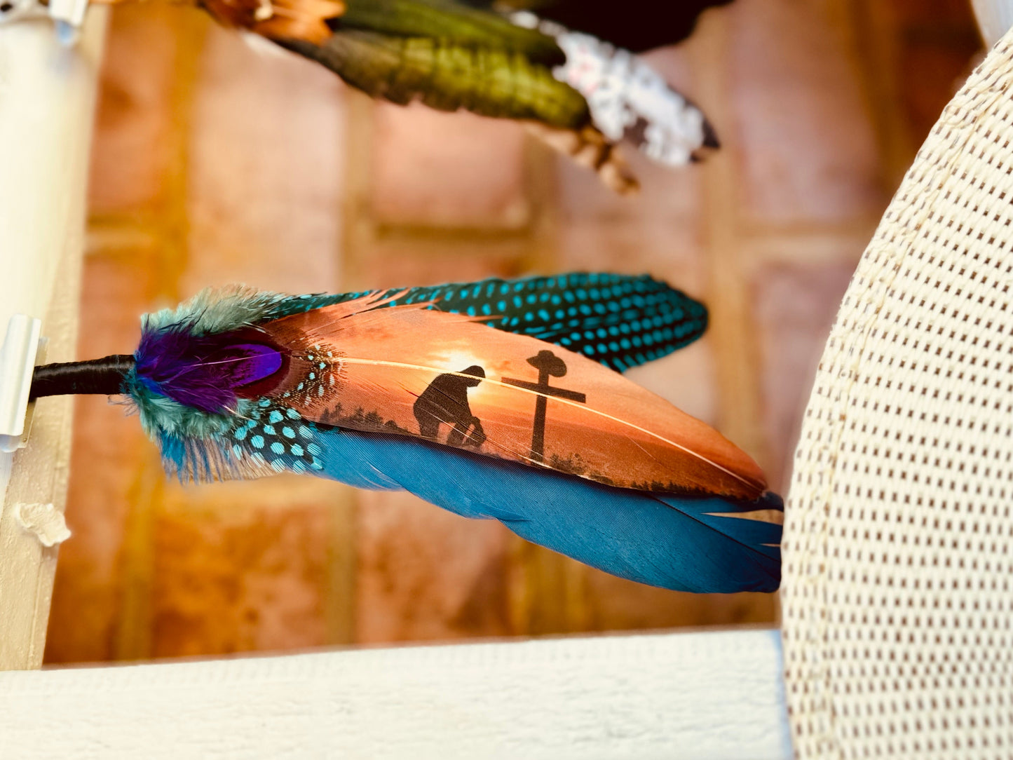 Cowboy Prayer Hat Feather