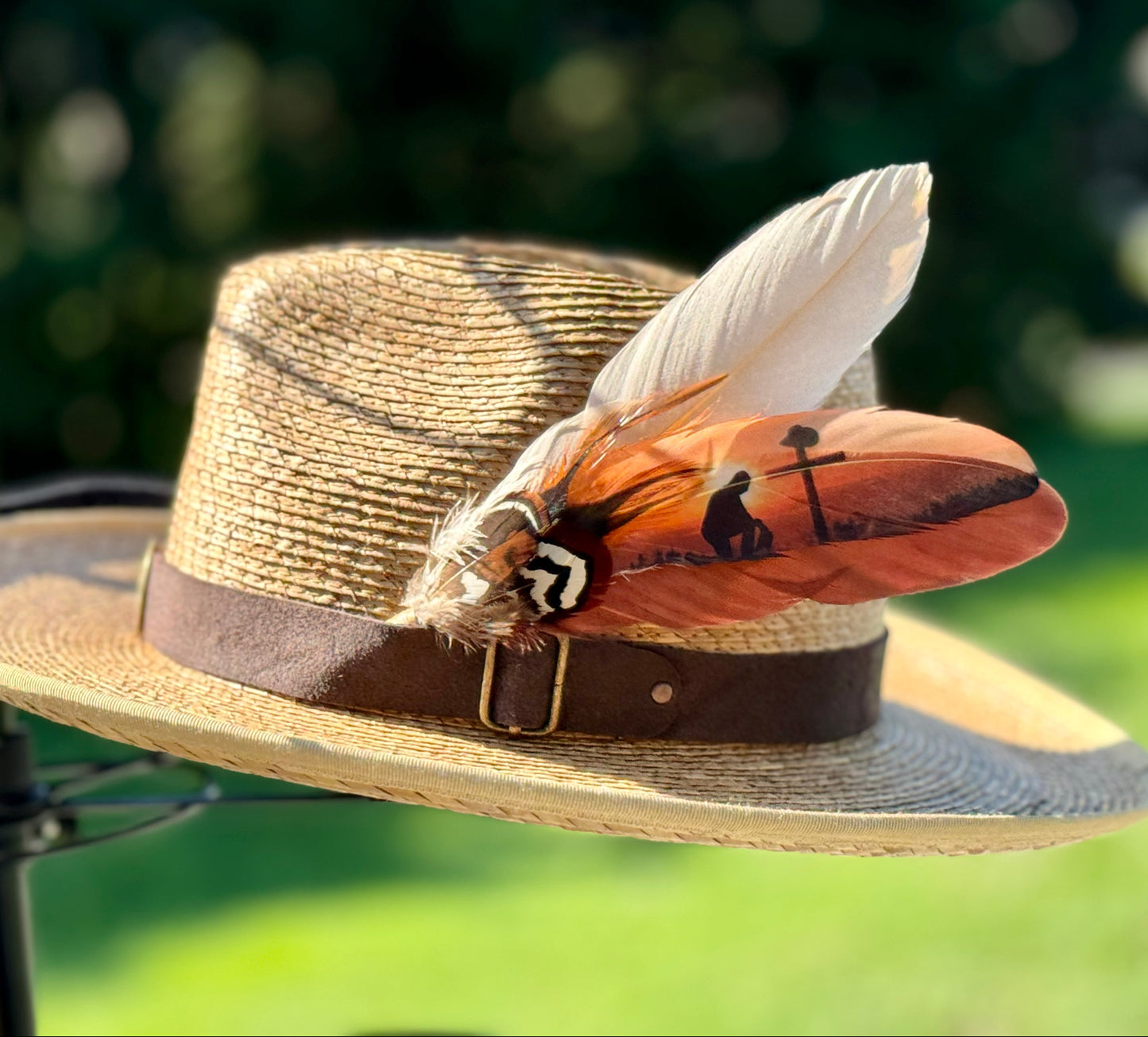 Cowboy Prayer Hat Feather